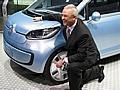 VW-Konzernchef Prof. Martin Winterkorn am Rande der Jahresbilanz-Pressekonferenz am Up!-Concept-Car. Foto: UnitedPictures